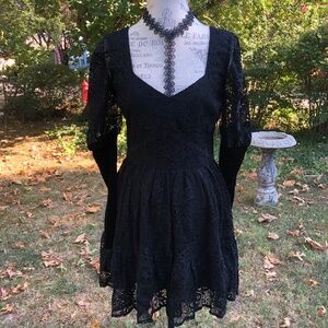 NWT BlackMilk Victorian Witch Dress 12 Witchy Goth Black Milk